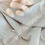 Miniature : Soliflore vintage et brins de lagurus