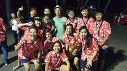 Picture with some of the Saxophonist contingent