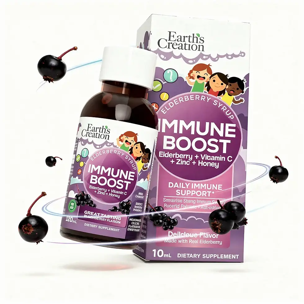 Immune Health Elderberry Gummies (Earth's Creation)