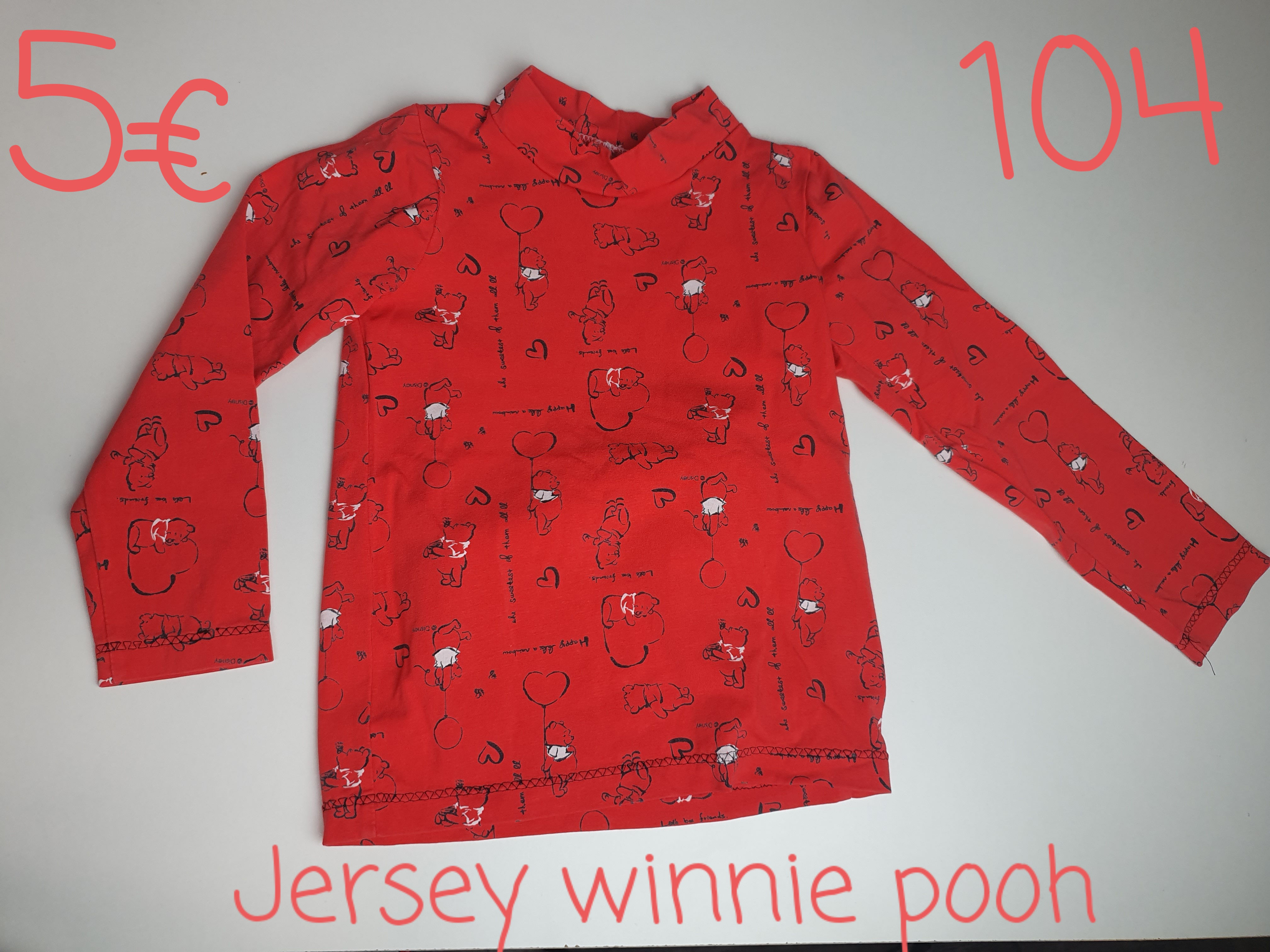 Handmade Shirt Winnie Gr. 104