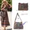 Thumbnail: Women Designer Shoulder Bag Vintage Crossbody Bag Large Capacity Handbag Pockets