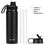 Thumbnail: DRINCO® 22oz Stainless Steel Sport Water Bottle - Black