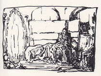 Study of Tanner's The Annunciation