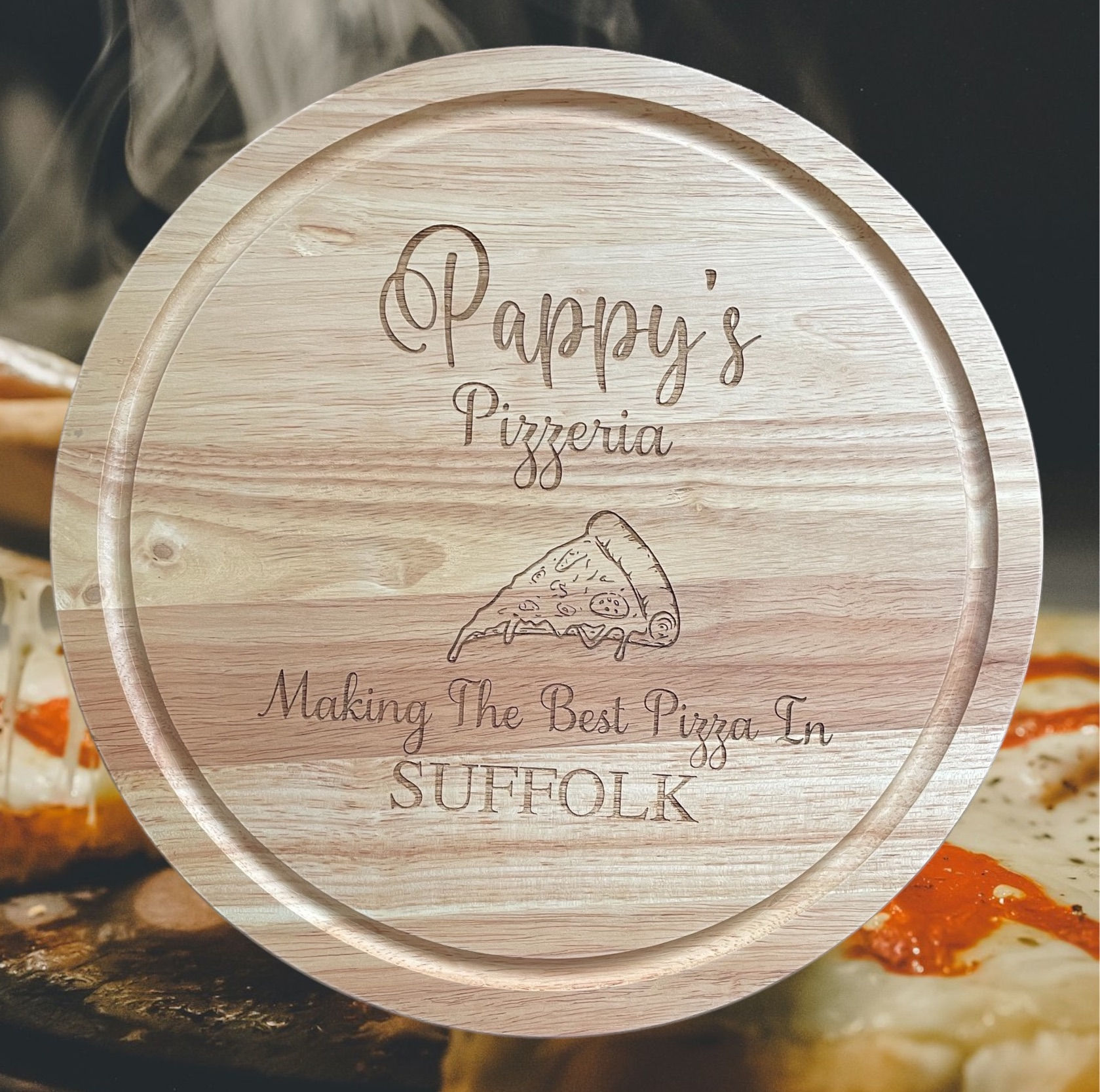 Round Pizza Chopping Board