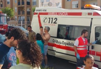 Sofocan el incendio en un edificio de Altorreal sin que haya heridos