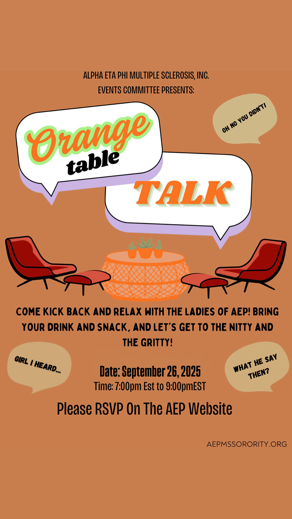 Orange Table Talk
