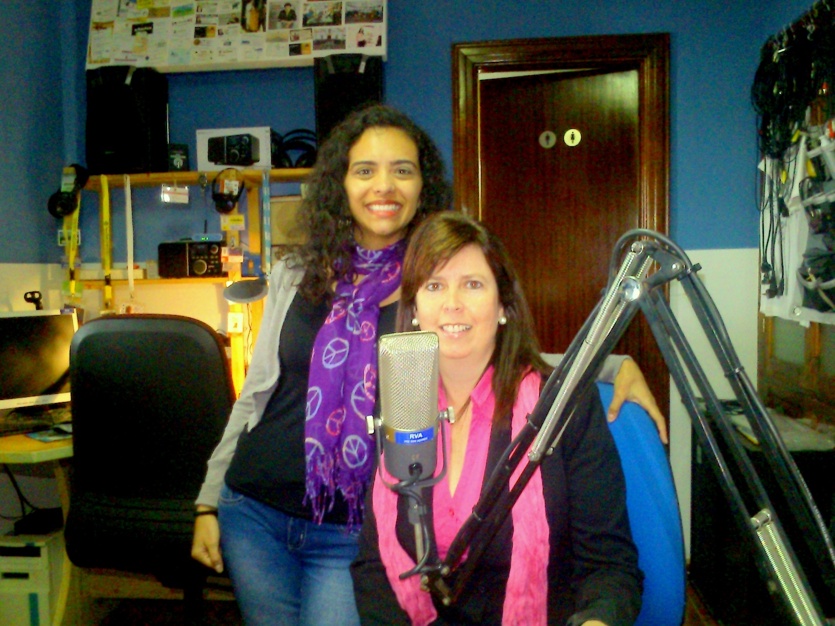 Isabella Bretz com Anaberla Faria