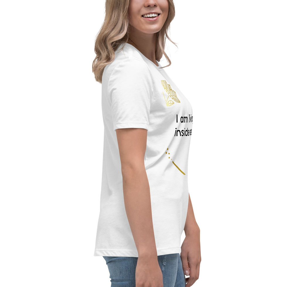 Thumbnail: Women's Relaxed T-Shirt: Living Life Inside Eternity