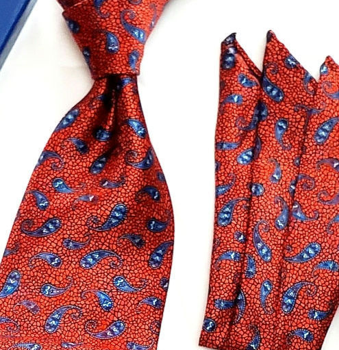Thumbnail: #067 ITALO FERRETTI SILK TIE SET 