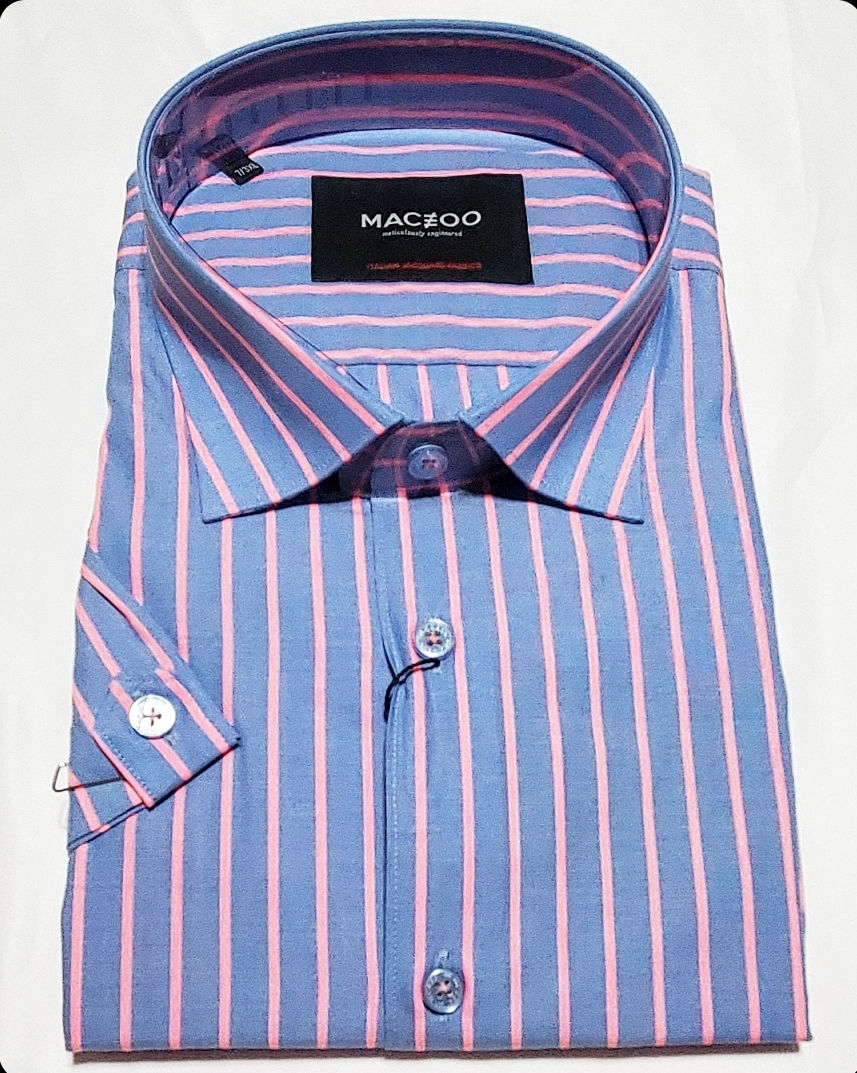 Thumbnail: #049 MACEOO MEN'S SHORT SLEEVE SHIRT (SLIM FIT)