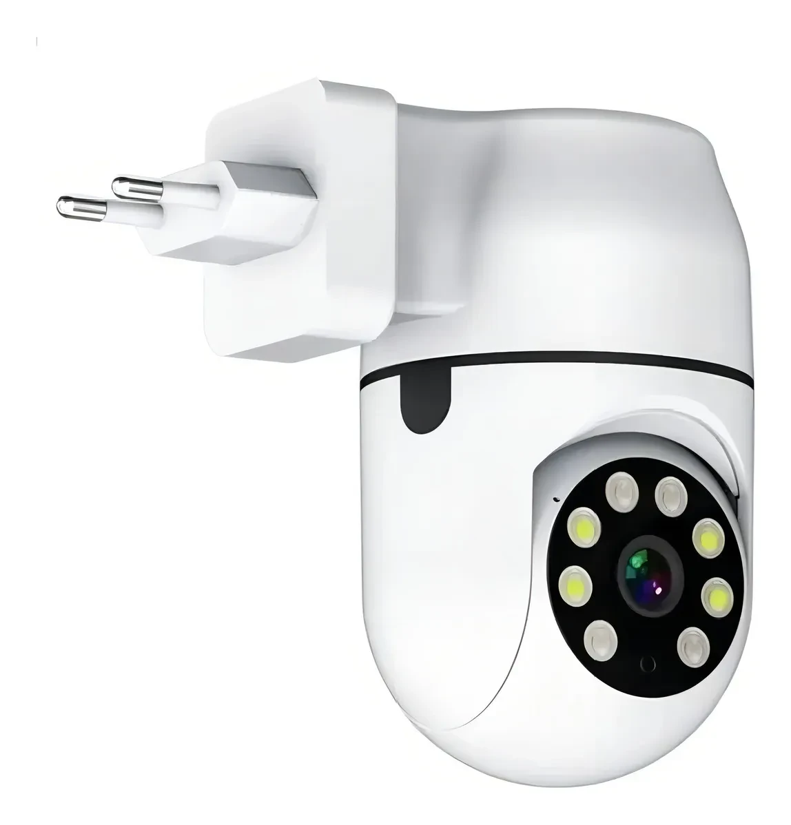 Câmera IP Inteligente Tomada Panorâmica Yoosee Wifi Na Tomada