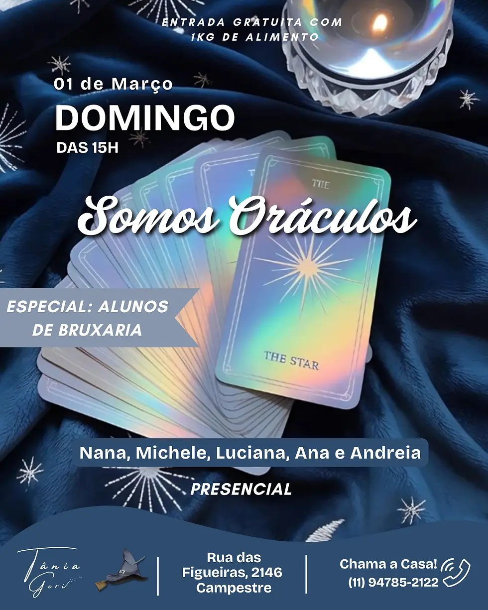 Somos Oráculos – Uma Vivência Presencial