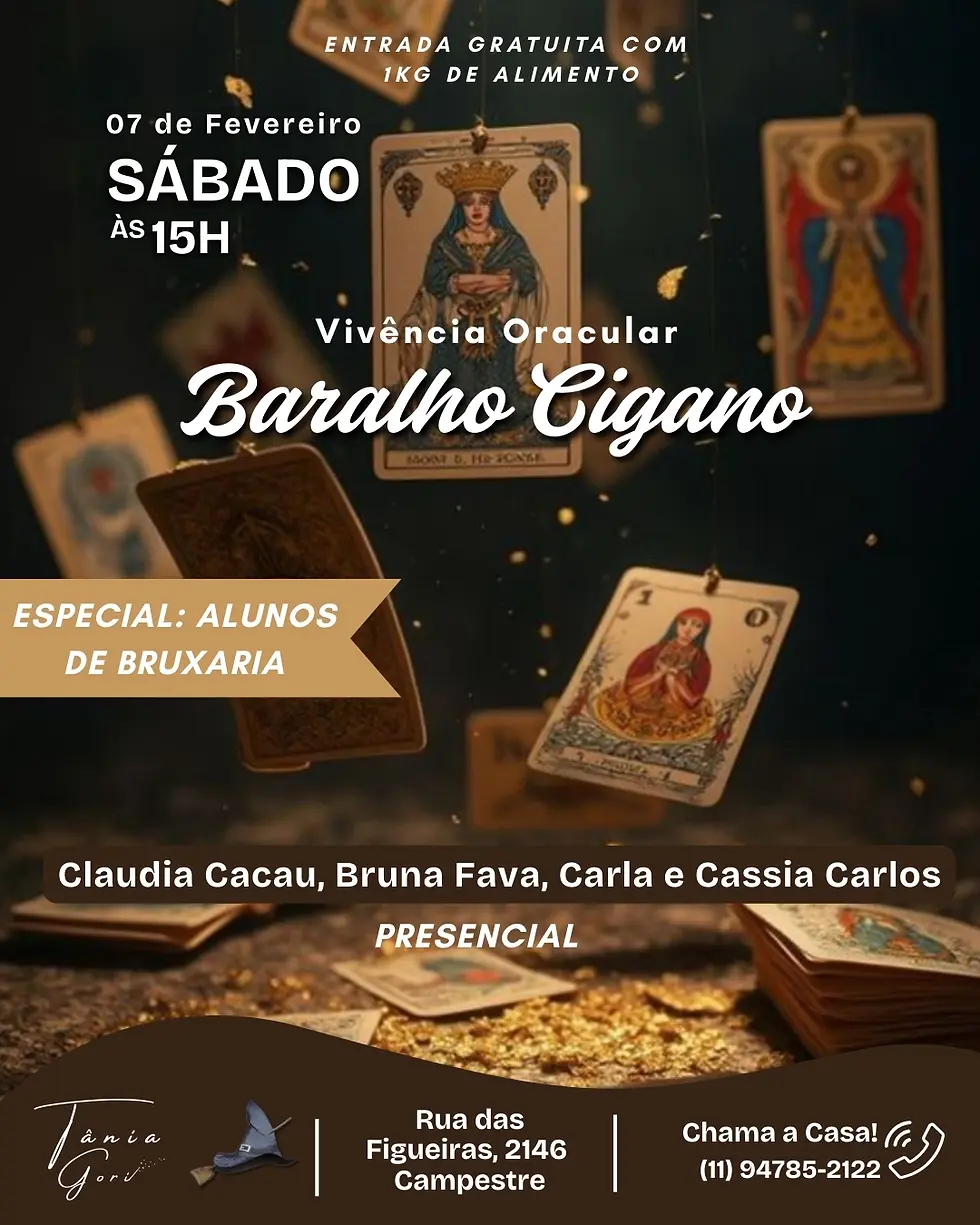 Vivência Oracular – Baralho Cigano