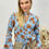 Miniatura: Blusa Estampa/ Azul Celeste