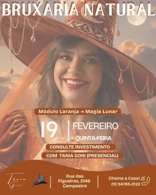 Bruxaria Natural – Módulo Laranja: Magia Lunar