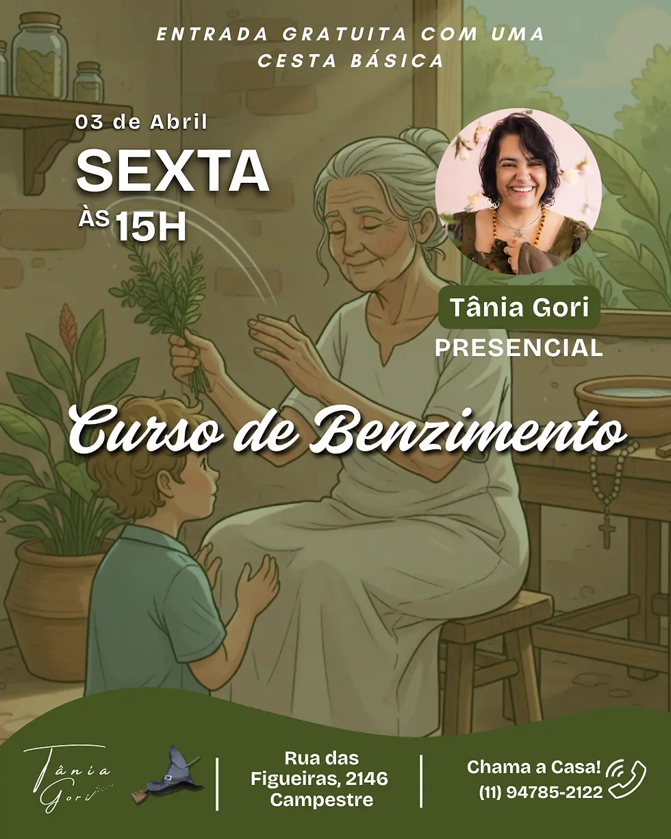 CURSO DE BENZIMENTO – PRESENCIAL