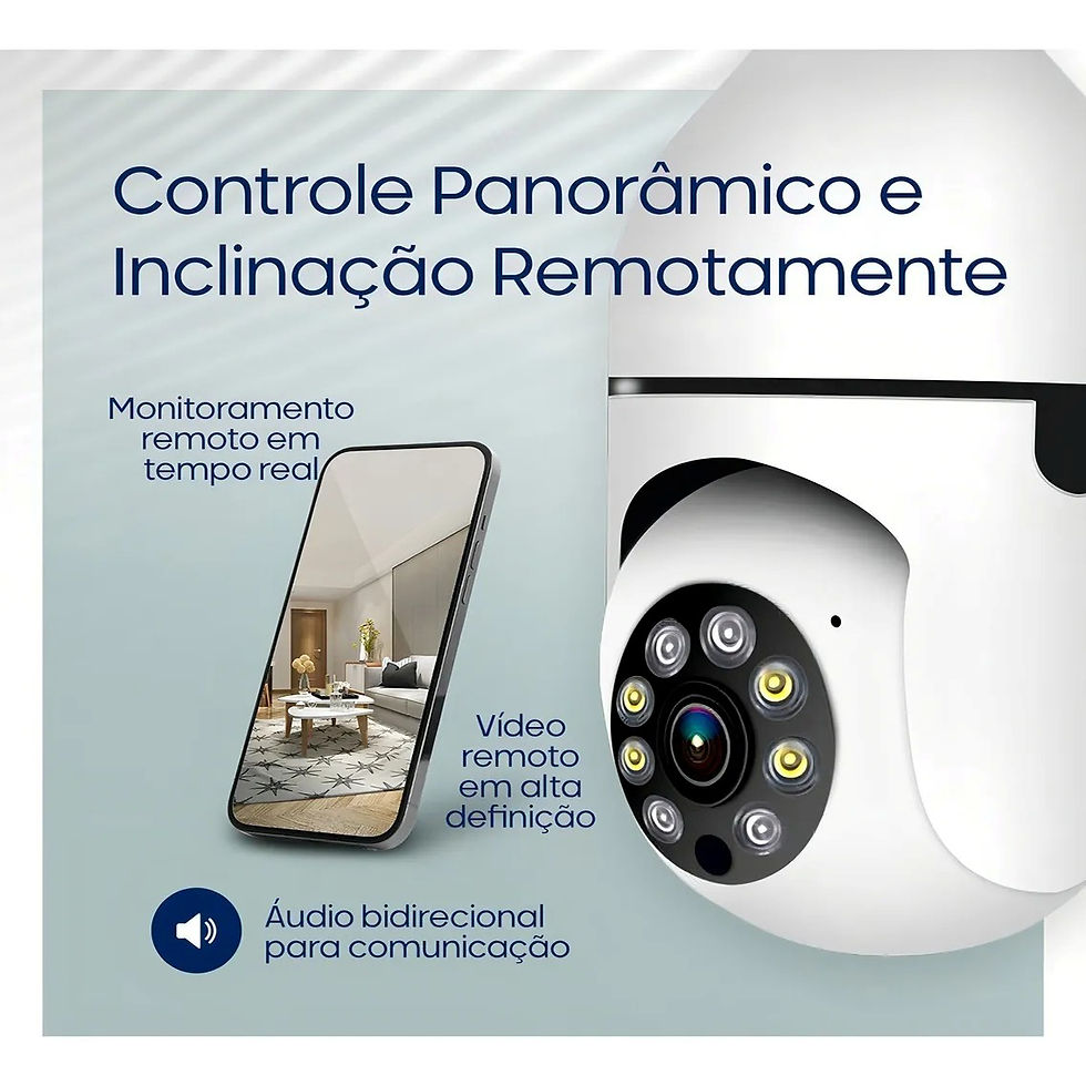 Miniatura: Câmera IP Wi-Fi Panorâmica Yoosee Full HD (Modelo 8177QJ)