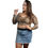 Miniatura: Cropped Ciganinha Manga Longa - Plus Size