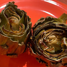 Roasted artichokes