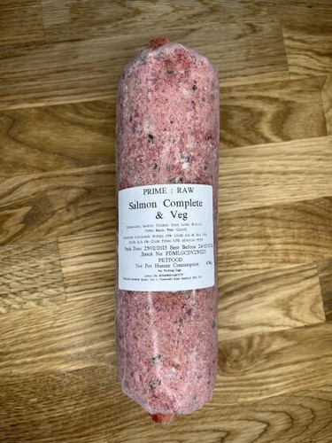 Prime Raw Salmon Complete & Veg