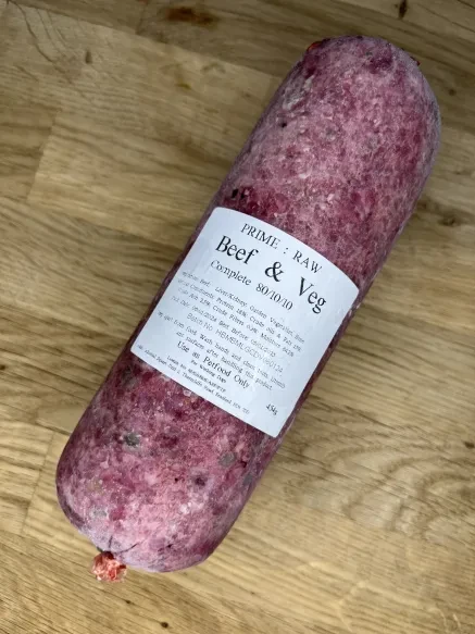 Prime Raw Beef & Veg
