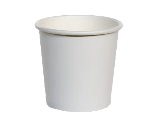 Thumbnail: White 4oz Single wall Coffee Cups