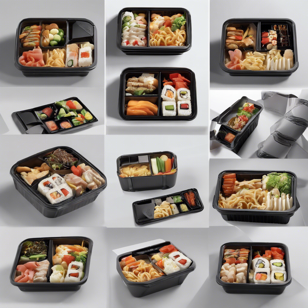 Empty takeout container