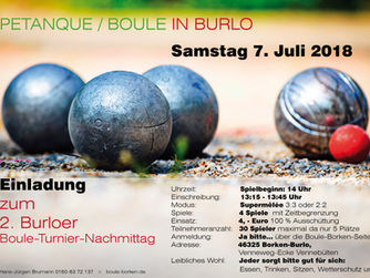 PETANQUE/BOULE in Burlo am 07.07.18