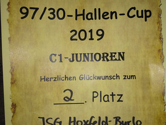 Toller 2. Platz für C1-Jugend der JSG Borken-Hoxfeld-Burlo beim Hallenturnier in Lowick
