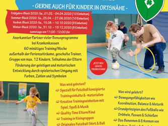 FUTZIBALL für Kinder von 2-5 Jahren wird nun auch vom SV Burlo angeboten!!