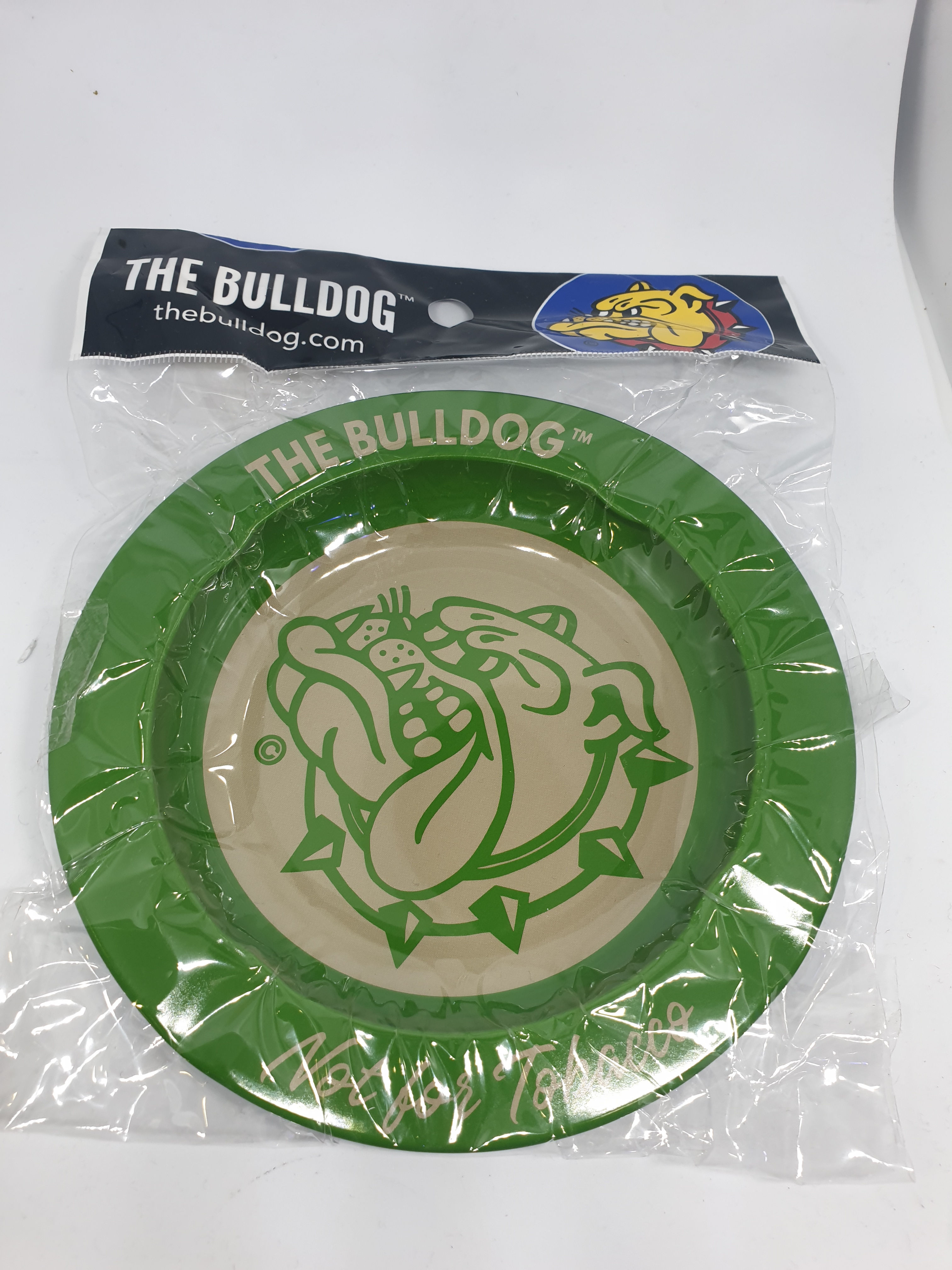 Bulldog Green Ashtray
