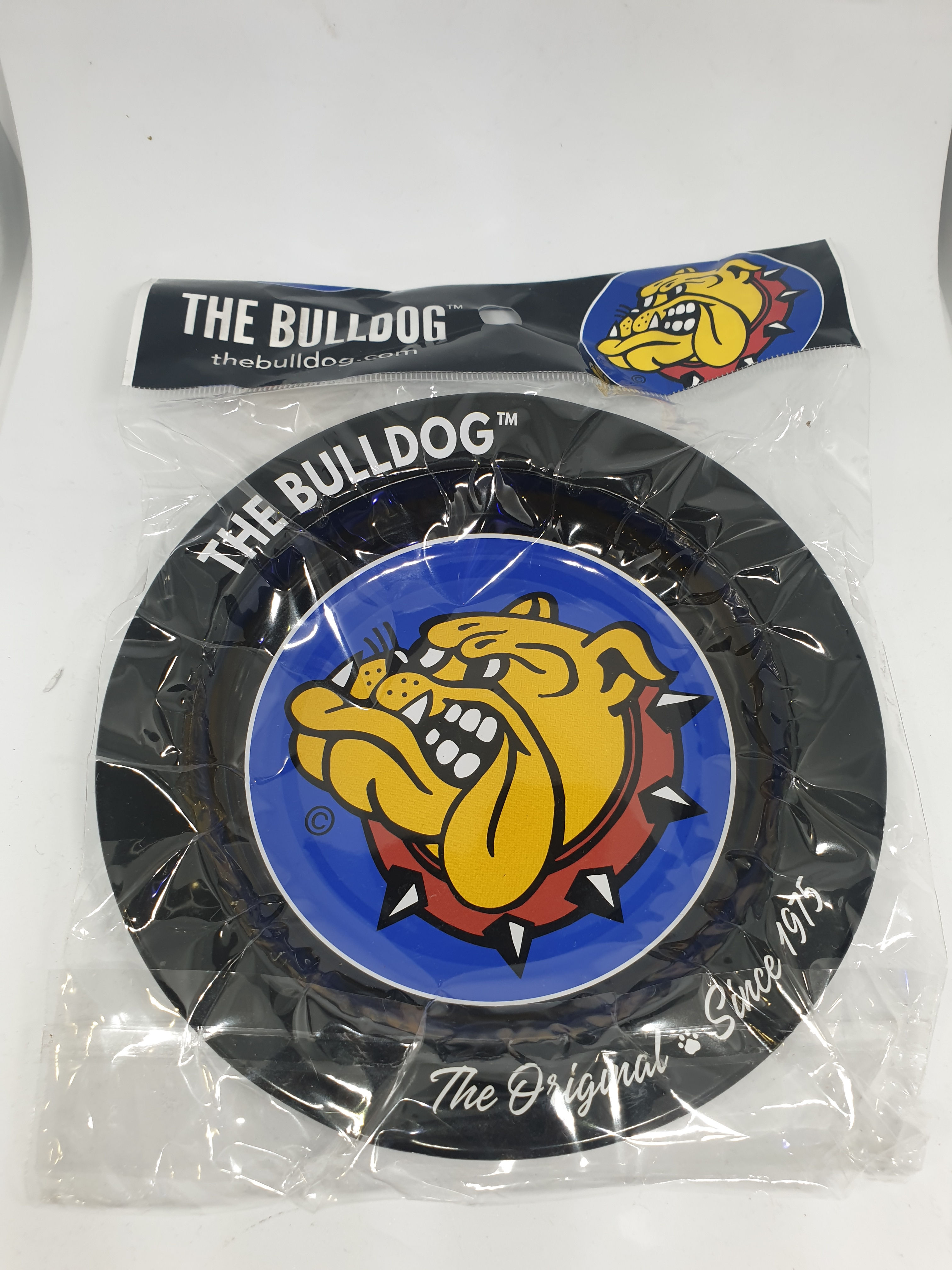 Bulldog Black Ashtray