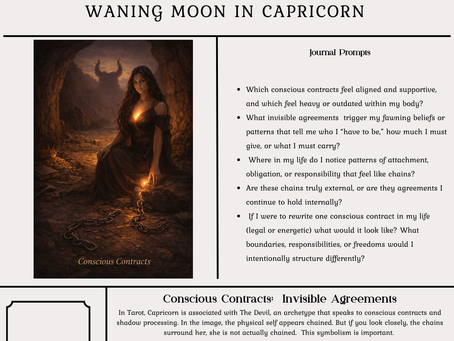 Scripted by the Moon: rewriting the nervous system narrative with trauma informed tarot.