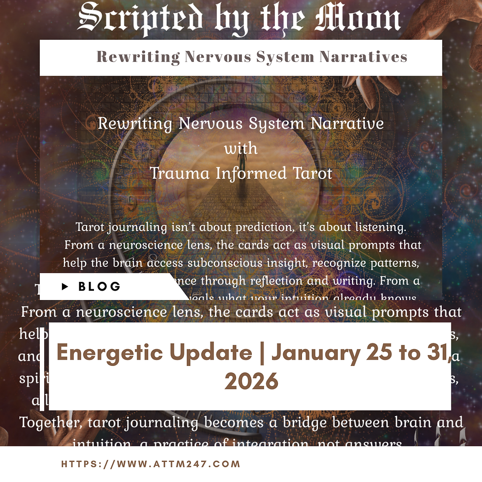 Scripted by the Moon: Nervous System Tarot Weekly Elemental Flow