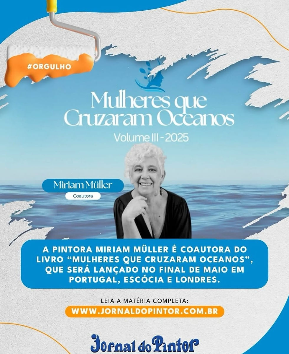 Miriam Müller, de Campo Limpo Paulista, SP, é mulher, pintora, mestre de obras e uma verdadeira vencedora.