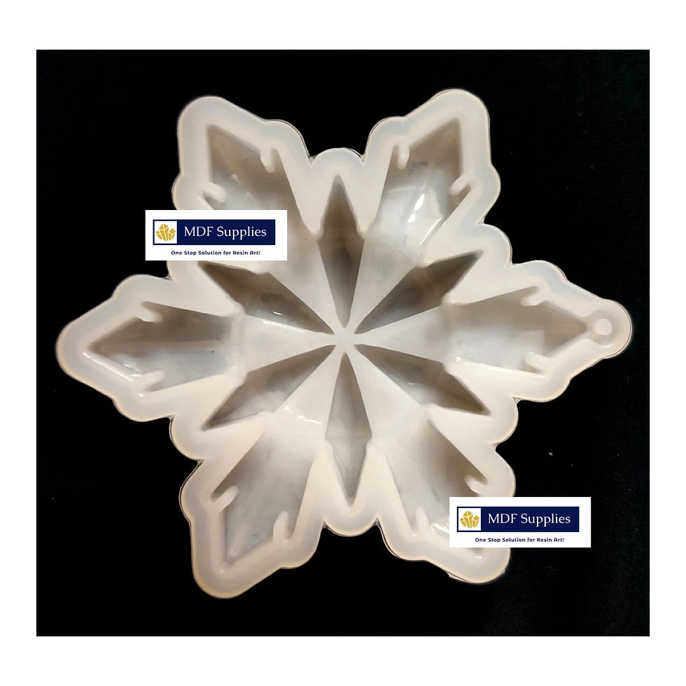Thumbnail: Christmas Mould Big Star Snowflake Coaster or Wall Hanging for House Entrance