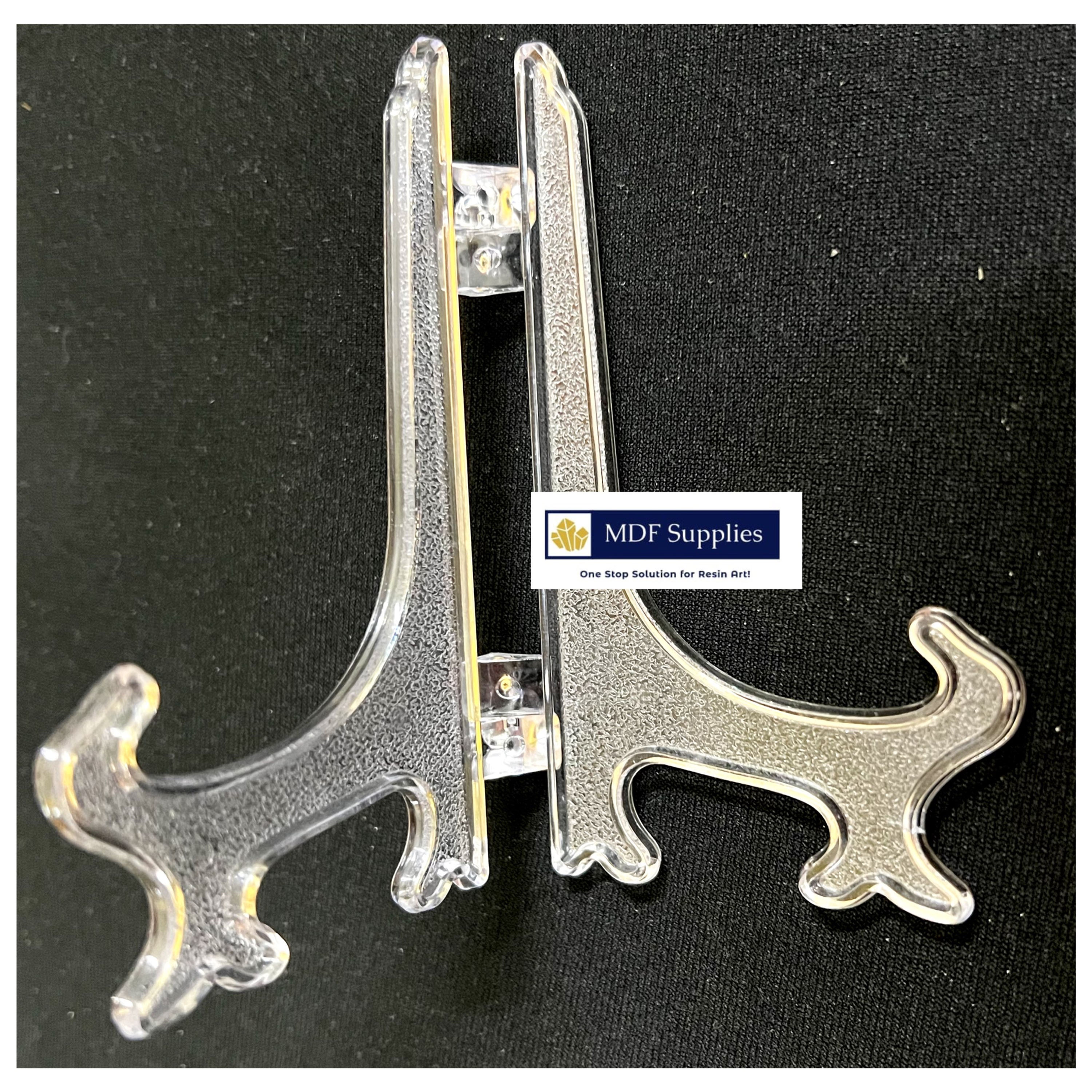 4 inch Plastic Table stand for coasters, clocks, frames