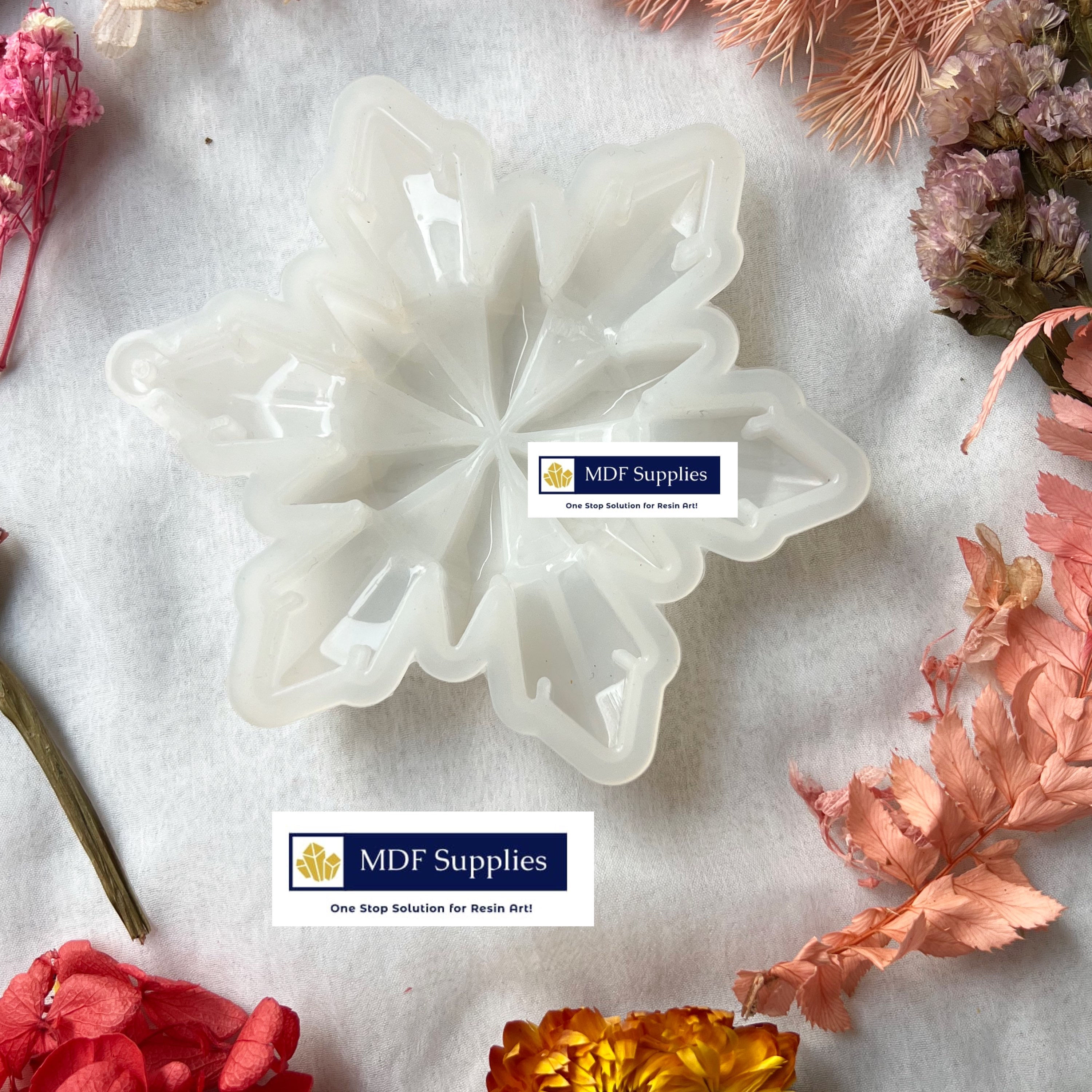 Star Snowflake Silicone Coaster Mould