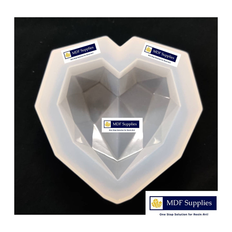 Thumbnail: Geometric Heart & Trinket dish dual Silicone Mould
