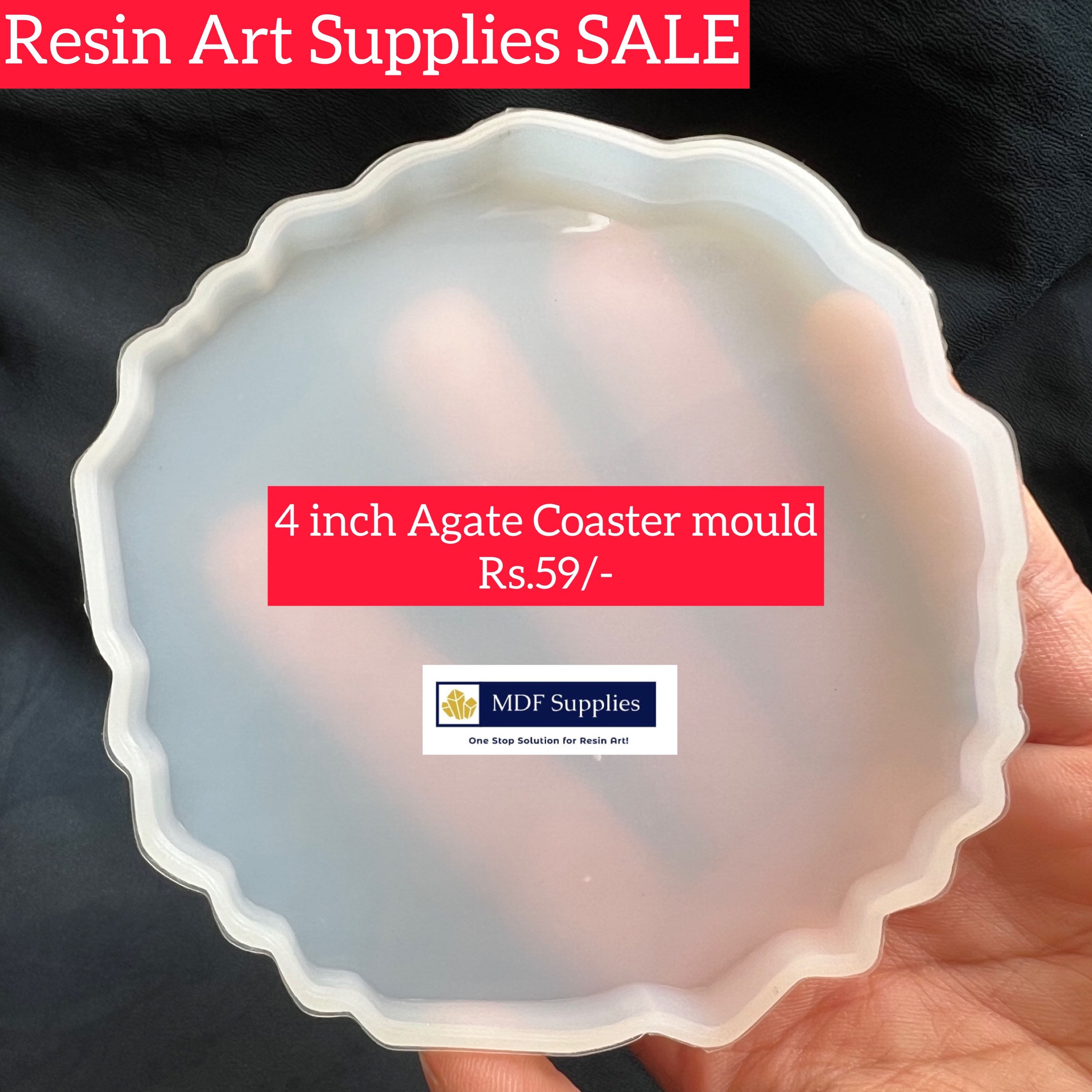 Agate coaster mould