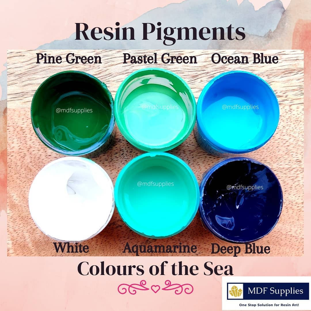 Resin Pigments- Colors of the Sea