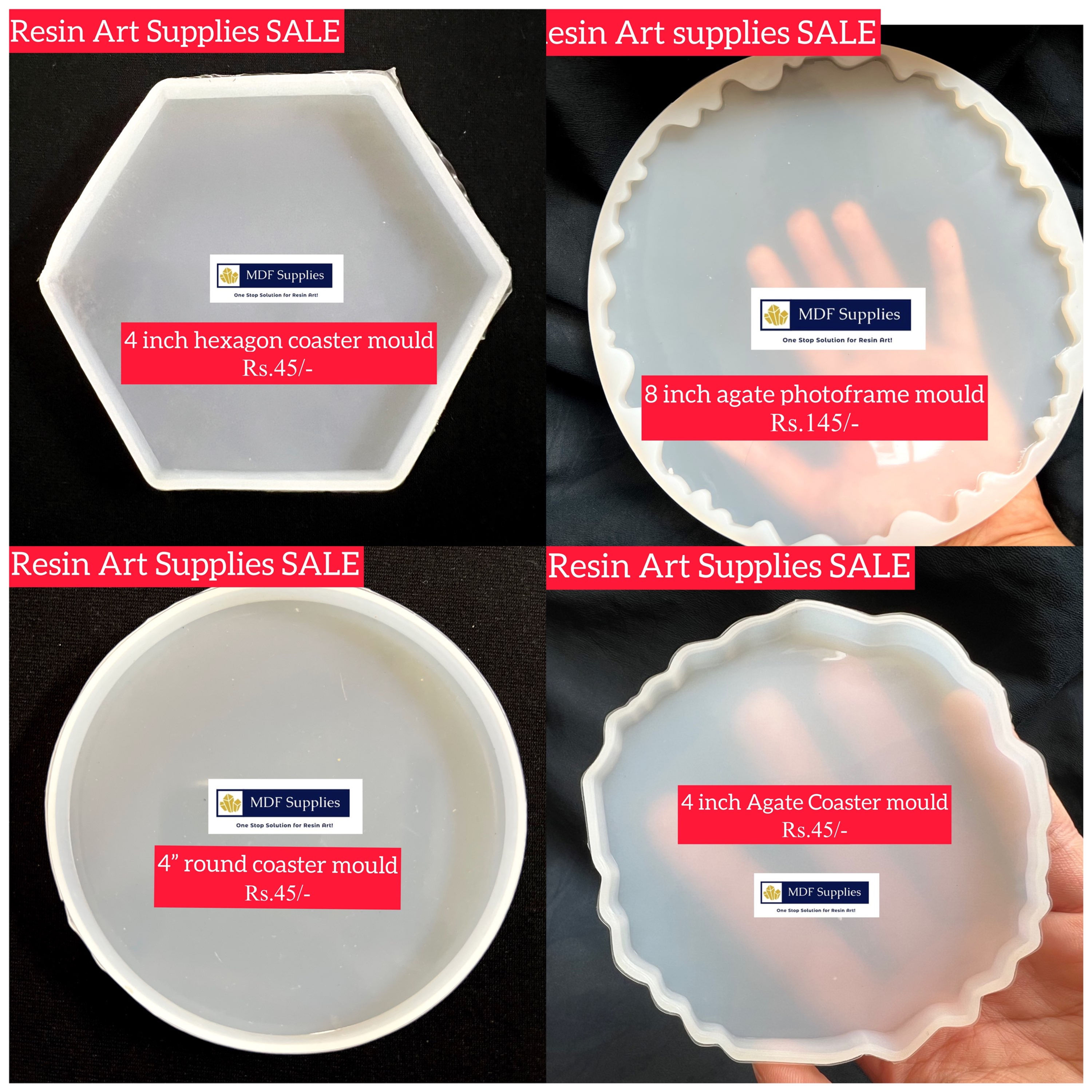 Sale combo of 4 moulds