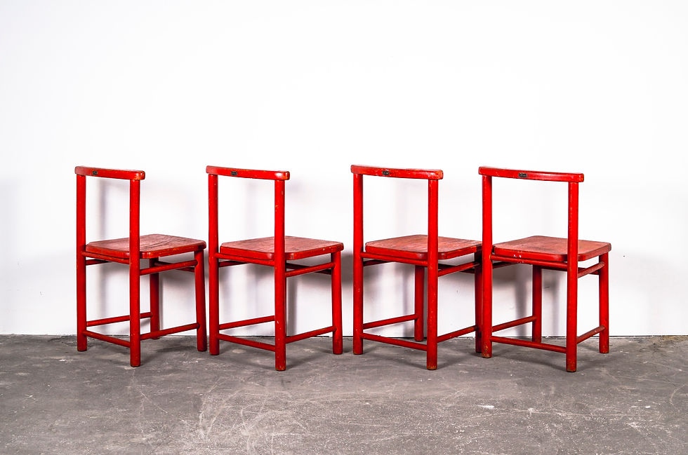 Thumbnail: CHILDREN'S CHAIR SET FROM THE 1970S BY HERLAG