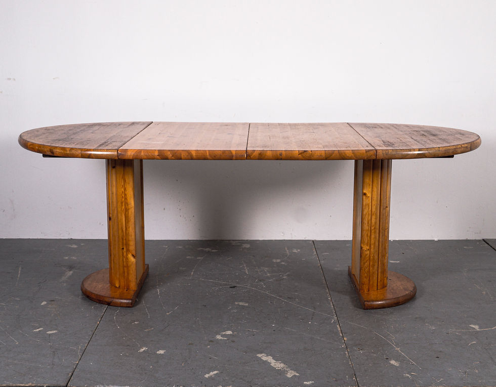 Thumbnail: DANISH DINING TABLE & CHAIRS SET IN STYLE OF RAINER DAUMILLER