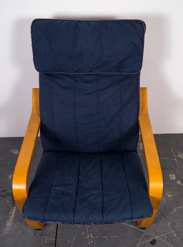 MODEL POÄNG FABRIC CANTILEVER CHAIR BY NOBORU NAKAMURA FOR IKEA