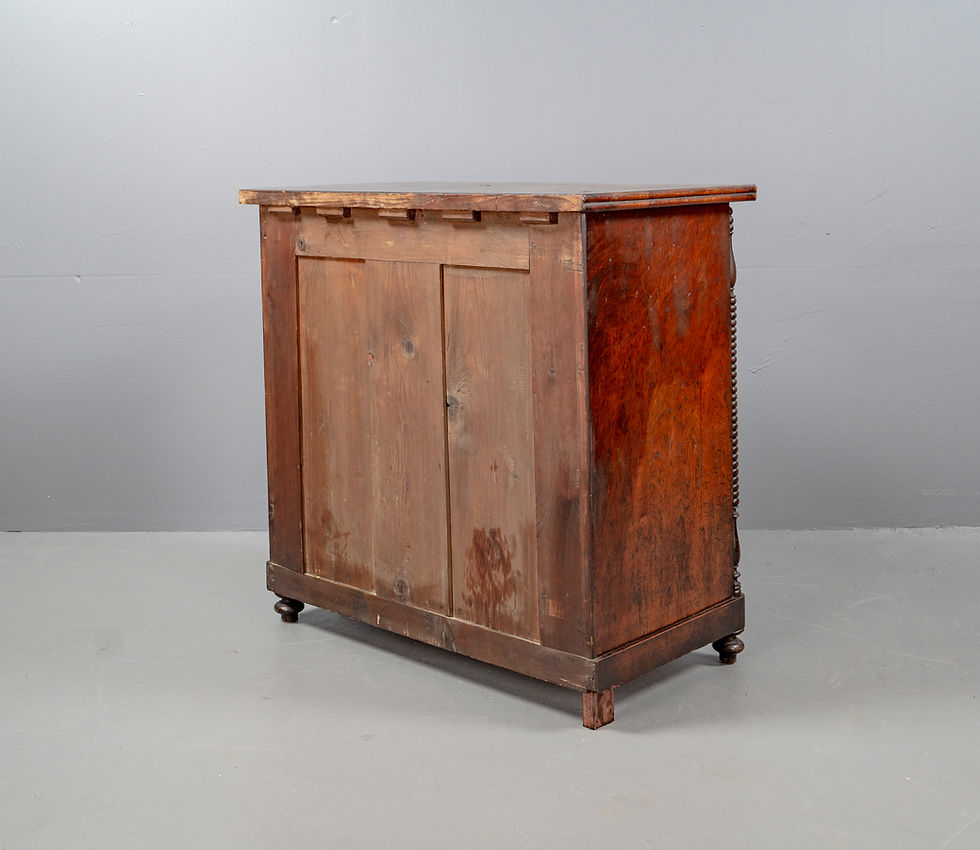 Thumbnail: BOBBIN CABINET IN MAHOGANY 19 CENTURY - 4 DRAWERS