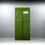 Thumbnail: GREEN INDUSTRIAL CABINET FROM THE 1950s