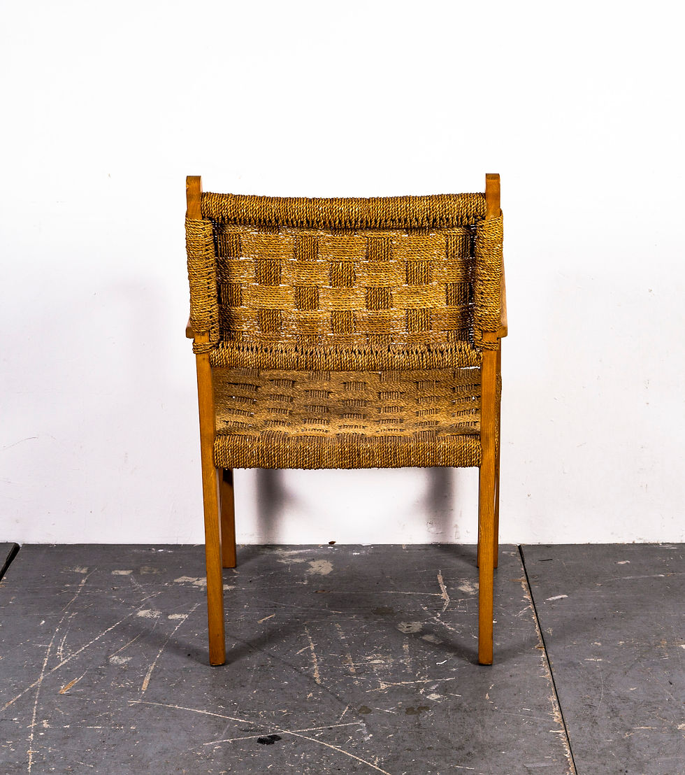 Thumbnail: BRUTALIST CHAIR IN THE STYLE OF THE ERICH DIECKMANN BAUHAUS OF THE 20s