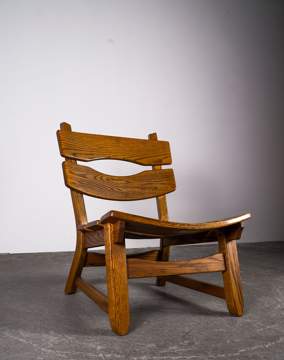 Thumbnail: BRUTALIST CHAIRS IN OAK, BY DITTMANN & CO. FROM AWA RADB