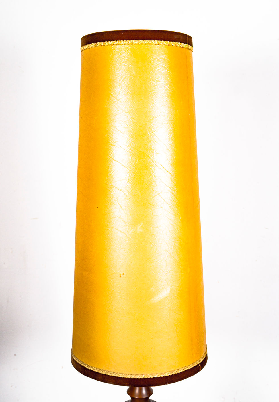 Thumbnail: WOODEN VINTAGE MID-CENTURY TABLE LAMP 1970s.